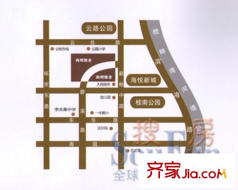 尚明雅舍交通圖
