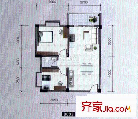 星匯華軒 3室 戶型圖