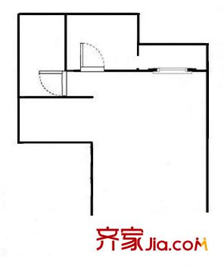 星匯華軒 2室 戶型圖
