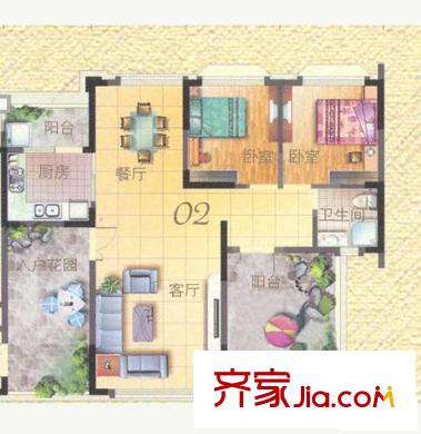凰樵圣堡39座17層02單位115平方米 3室2廳