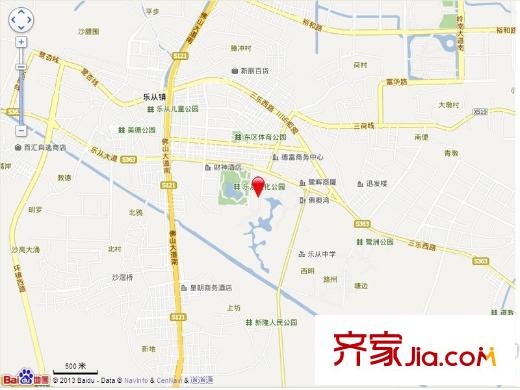 佛奧灣交通坐標(biāo)圖