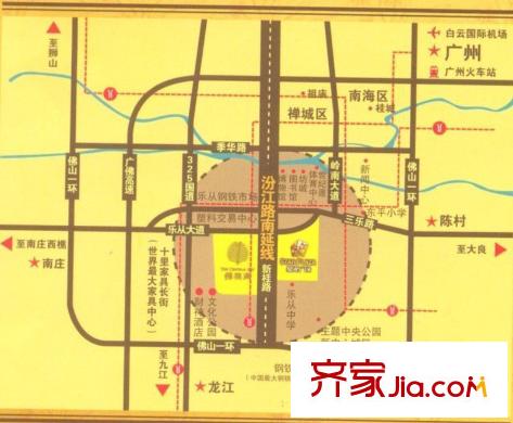 佛奧灣小區(qū)區(qū)位圖