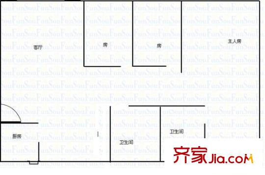 海景苑戶型圖3室1廳 戶型圖 3室1廳2衛(wèi)1廚