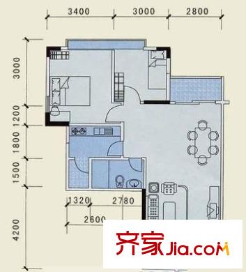 星匯華軒 3室 戶型圖