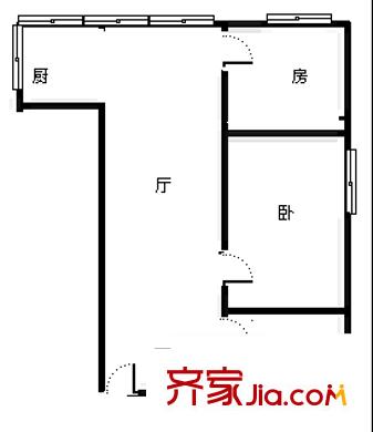 南海桂花園 3室 戶型圖