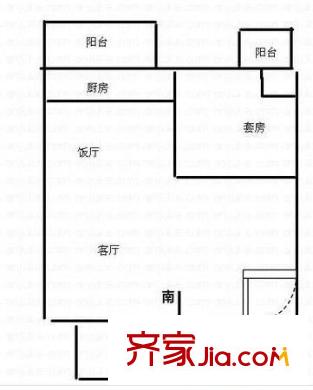 萬(wàn)科蘭喬圣菲 4室 戶(hù)型圖