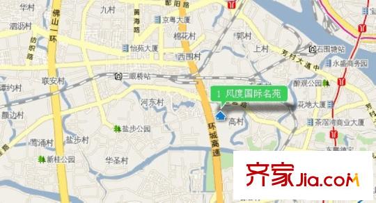 風度國際名苑交通圖