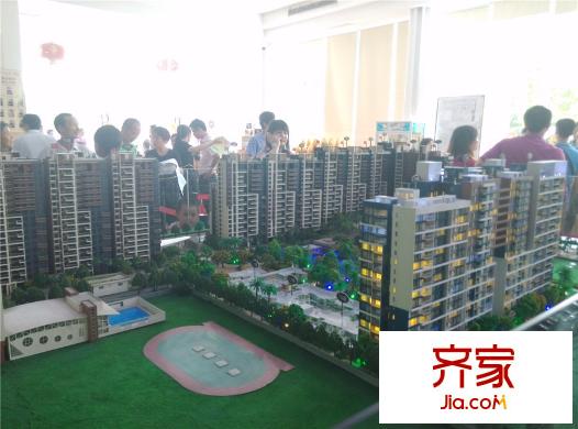 西山上筑項目沙盤圖