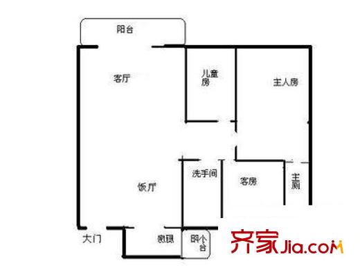 金菊平方米戶型圖金菊村 1室 戶型圖 1室1廳1衛(wèi)1廚