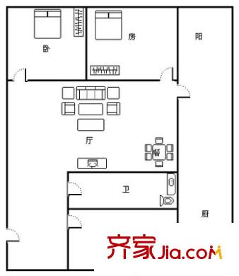 金菊平方米戶型圖金菊村 3室 戶型圖 3室1廳1衛(wèi)1廚