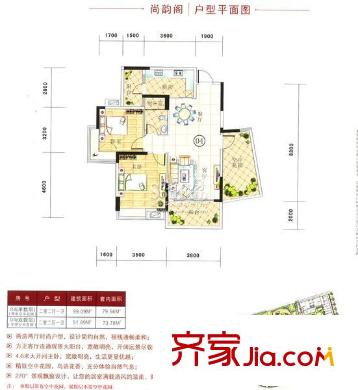 康怡麗苑尚韻閣04戶型