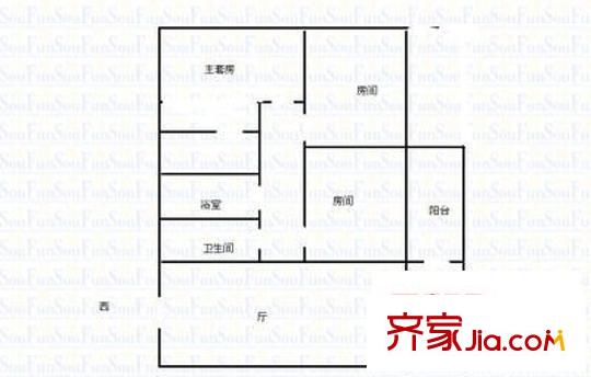 金菊平方米戶型圖金菊村 3室 戶型圖 3室2廳2衛(wèi)1廚