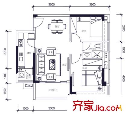怡翠世嘉花園2座―01戶型