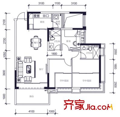 怡翠世嘉花園2座―06戶型