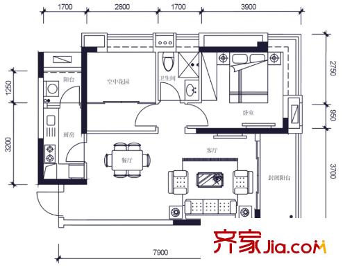 怡翠世嘉花園1座―06戶型