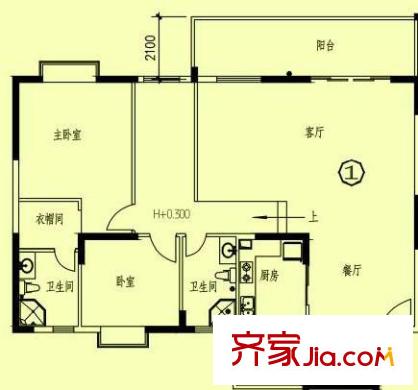 星暉園戶型圖12號樓藍灣苑復式首層01單元 
