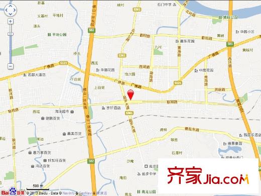 雅居樂(lè)御景名門(mén)交通圖