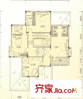 山水莊園2號別墅三層