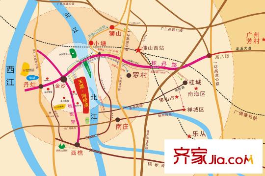 天晟海琴灣項(xiàng)目區(qū)位圖
