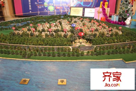利海半島城璽沙盤模型
