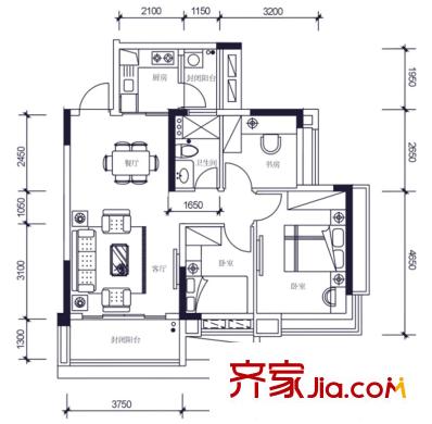 怡翠世嘉花園1座―01戶型