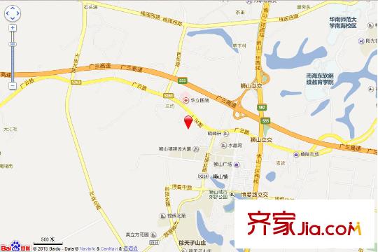 恒福天悅花園交通圖
