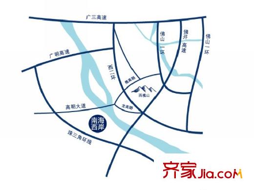 威尼斯洲交通圖