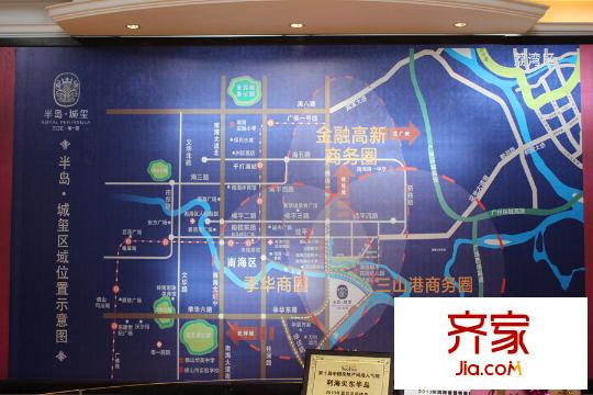 利海半島城璽項(xiàng)目區(qū)位圖