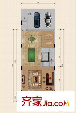 利海半島城璽約400平方米別墅 負(fù)一層（私人會(huì)所） 6室4廳4衛(wèi)1廚