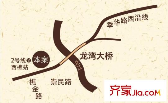 三盛頤景園區(qū)位圖