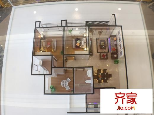 恒福天悅花園89.59平米戶型模型（2015.6.14）