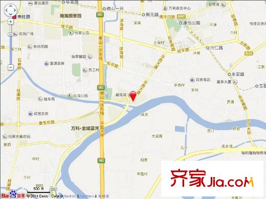 金穗花園別墅交通圖