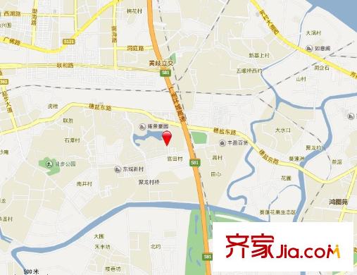 雍景豪園御景臺(tái)別墅交通圖