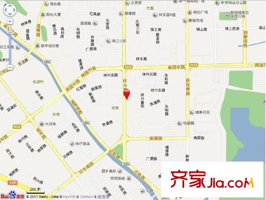 康湖名苑交通圖