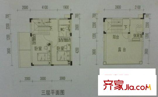 順德碧桂園彩云居 4室 戶型圖