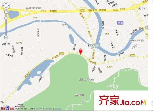 樵珍花園交通圖