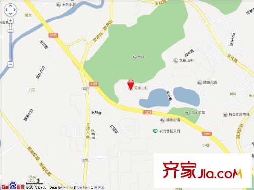 見龍山莊交通圖