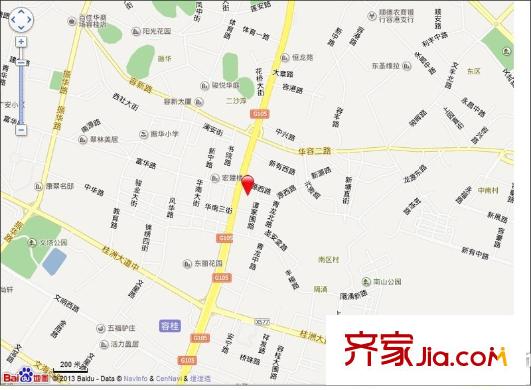 上街市小區(qū)交通圖