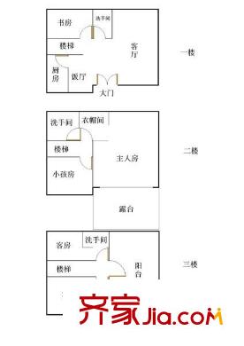 順德碧桂園彩云居 5室 戶型圖