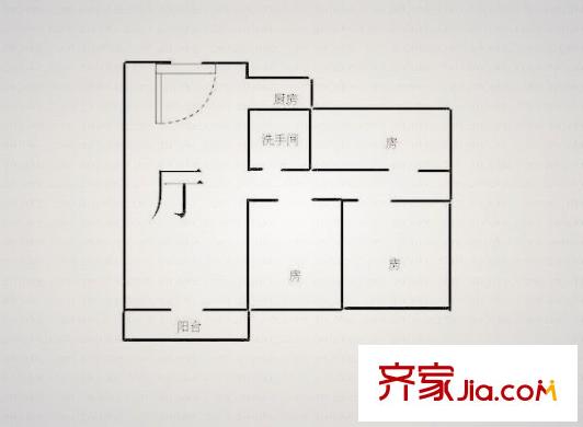 恒龍閣 3室 戶型圖