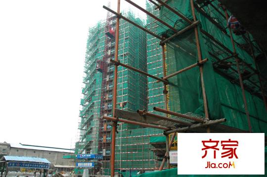 星辰花苑項(xiàng)目現(xiàn)場（攝于9月7日）