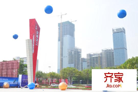 萬科金域?yàn)I江項(xiàng)目外景（2014-10-14）