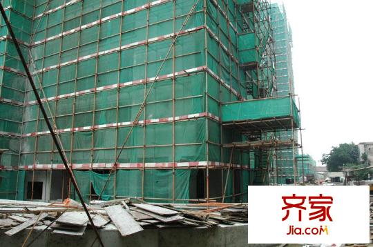 星辰花苑工程進度圖 2013-9-7