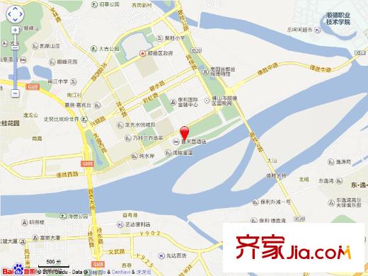 萬科金域?yàn)I江地理圖