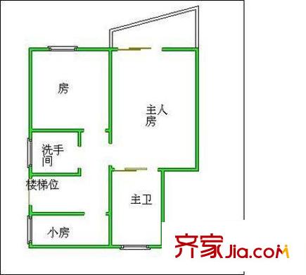 華苑大廈戶型圖三室一廳戶型圖 3室1廳1衛(wèi)1廚