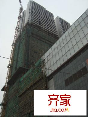 地鐵金融城外景圖工程進(jìn)度2012-11-15