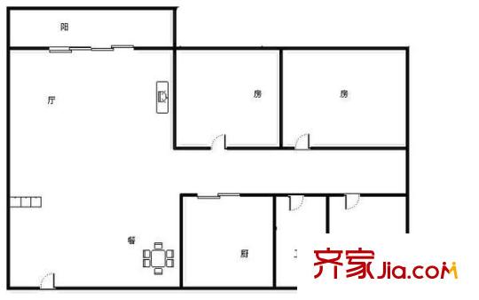 桂怡樓戶型圖三室兩廳戶型圖 3室2廳2衛(wèi)1廚
