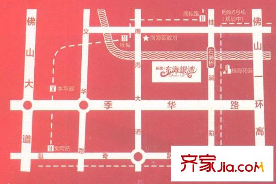 東海銀灣小區(qū)區(qū)位圖