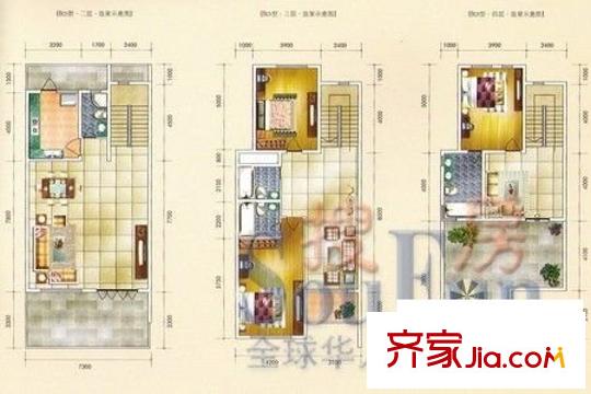 東逸灣五期 5室 戶型圖