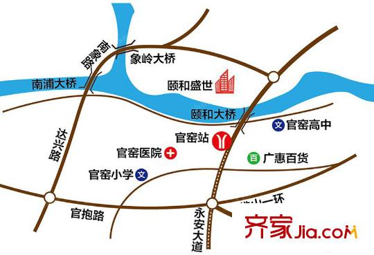 頤和盛世區(qū)位圖